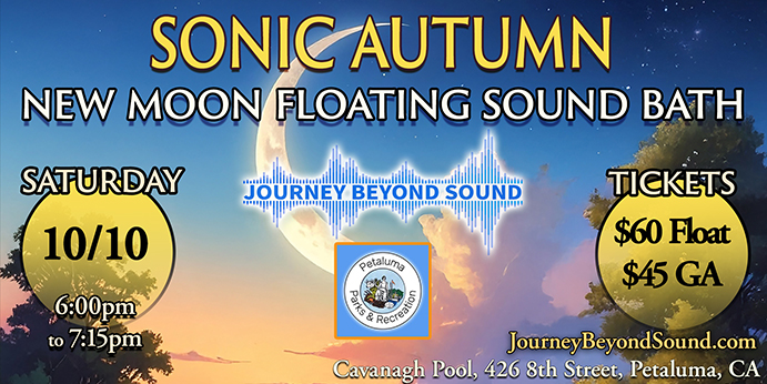 Journey Beyond Sound Floating Sound Bath Petaluma